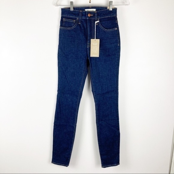 NWT Madewell Dark Wash Curvy High Rise Jeans Sz 24 - Picture 5 of 13